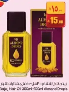 Bajaj Hair Oil 300ml + 100ml Almond Drops