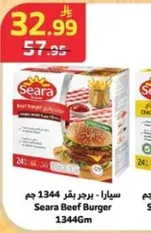 Seara Beef Burger 1344Gm