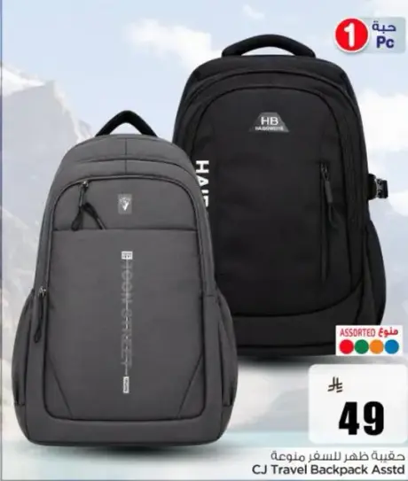 CJ Travel Backpack Assorted