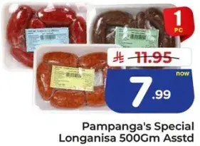 Pampanga's Special Longanisa 500Gm