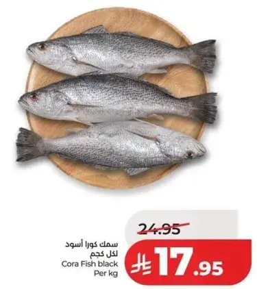 Cora Fish black, Per kg