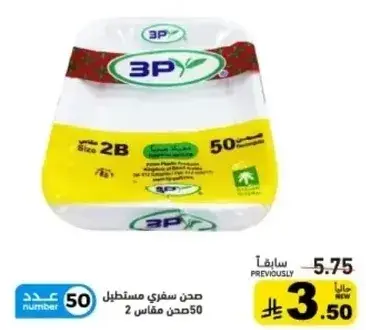 صحن سفري مستطيل 50 مقاس 2.