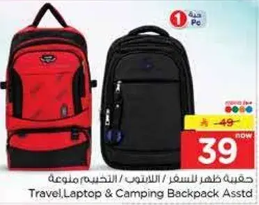 Travel, Laptop & Camping Backpack Asstd