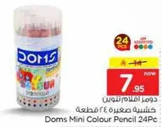 Doms Mini Colour Pencil 24Pc