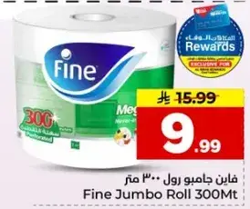 Fine Jumbo Roll 300Mt