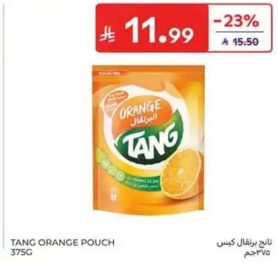 Tang Orange Pouch 375g