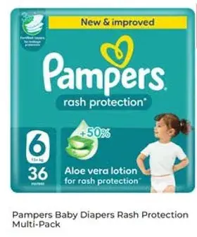 Pampers Baby Diapers Rash Protection Multi-Pack