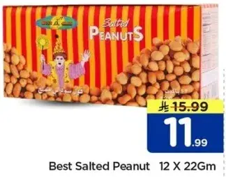 Best Salted Peanut 12 X 22Gm