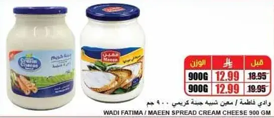 وادي فاطمه مايين سبريد جبنه كريمي 900 جرام
