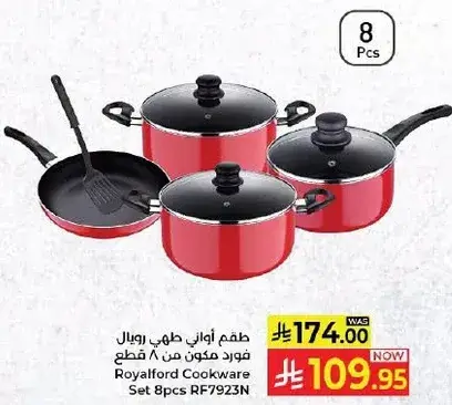 Royalford Cookware Set 8pcs RF7923N