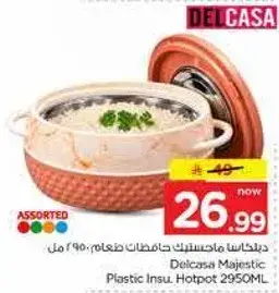 Delcasa Majestic Plastic Insu. Hotpot 2950ML