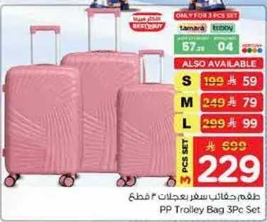 PP Trolley Bag 3Pc Set