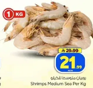 روبيان متوسط للكيلو