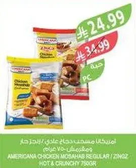 Americana Chicken Mosahab Regular / Zingz Hot & Crunchy 730g