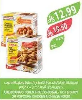 Americana Chicken Fries Original 7 Hot & Spicy 400g