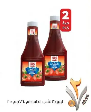كاتشب 2 قطعه 710 جرام