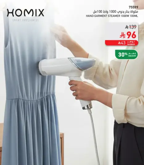 Hand Garment Steamer 1000W 100ML