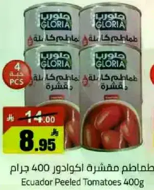 طماطم مقشره اكوادور 400 جرام
