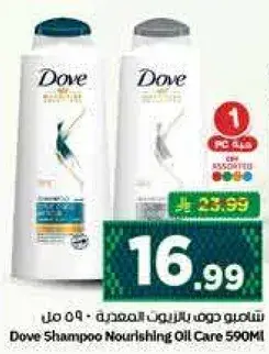 Dove Shampoo Nourishing Oil Care 590Ml