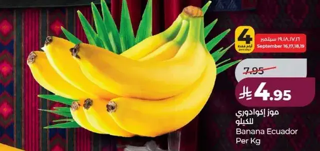 Ecuador Bananas Per Kg