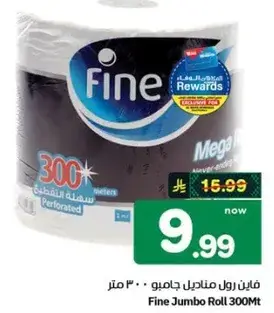 Fine Jumbo Roll 300Mt