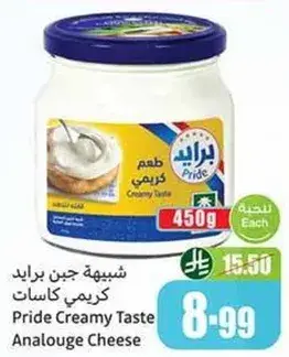 Pride Creamy Taste Analogue Cheese