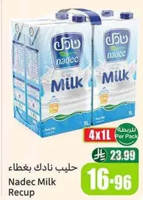 Nadec Milk, 4x1L