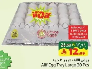 Alif Egg Tray Large 30 Pcs