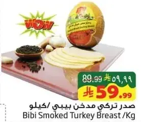 Bibi Smoked Turkey Breast / Kg
