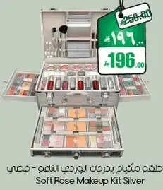 Soft Rose Makeup Kit Silver
