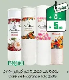 Careline Fragrance Talc 250G