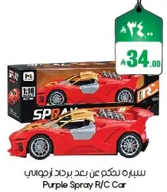 Purple Spray R/C Car