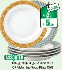 صحن حساء من الميلامين
