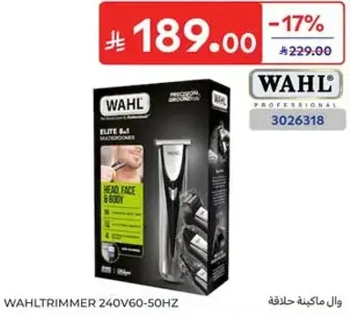 Wahl Trimmer 240V60-50HZ