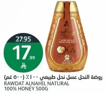 روضه النحل عسل طبيعي 100% 500 غم