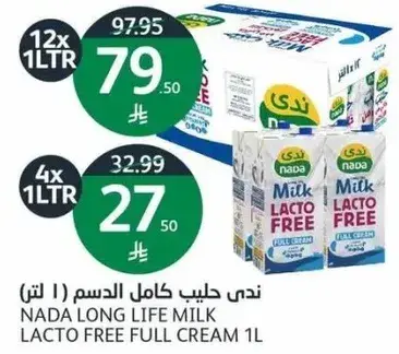 NADA Long Life Milk Lacto Free 1L