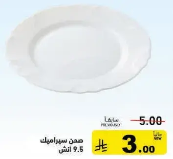 صحن سيراميك 9.5 انش