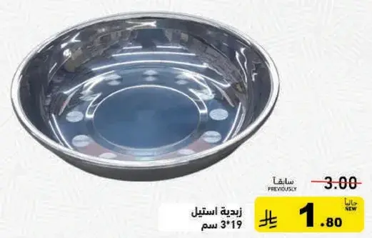 Stainless steel plate 3*19 cm