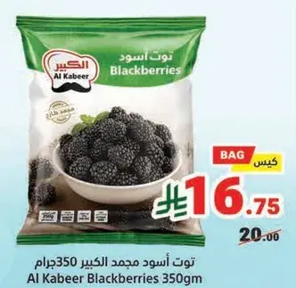 Al Kabeer Blackberries 350g