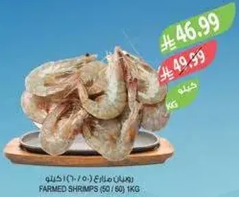Farmed Shrimps 1kg