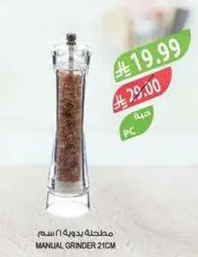 Manual grinder, 21 cm.