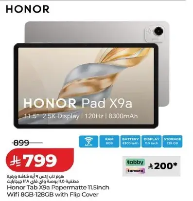 Honor Tab X9a Papermatte 11.5inch Wifi 128GB