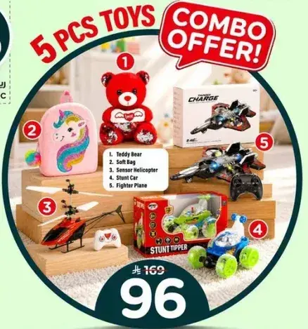 5 pcs toys set