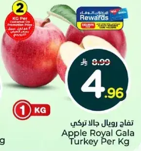 Apple Royal Gala Turkey Per Kg