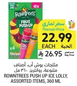 Rowntrees Push Up Ice Lolly, Assorted Items, 360 ml