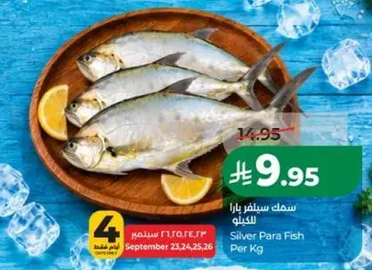 Silver Para Fish Per Kg