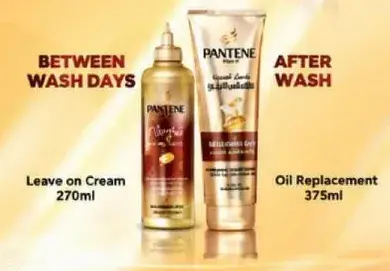 Pantene Leave on Cream 270ml and Oil Replacement 375ml