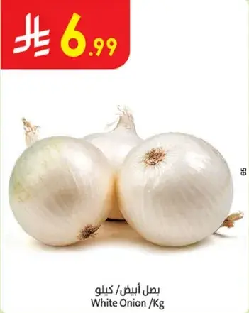 White onions per kilogram.