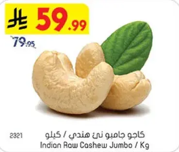Indian Raw Cashew Jumbo / Kg
