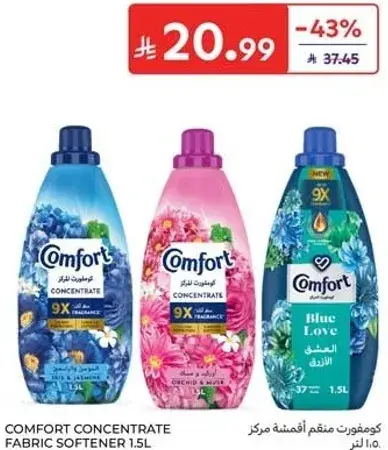 Comfort Fabric Softener 900ml